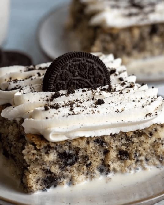 Oreo Cookie & Cream Tres Leches.
