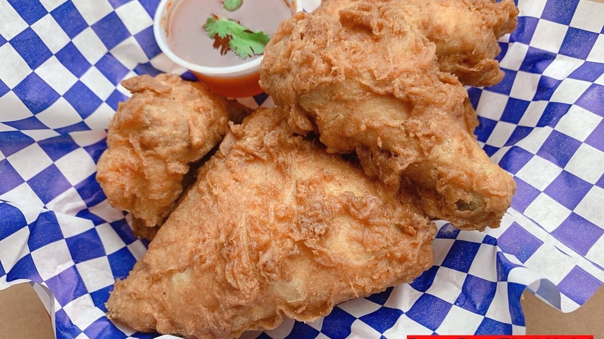 Barn Rau's Fried Half Chicken