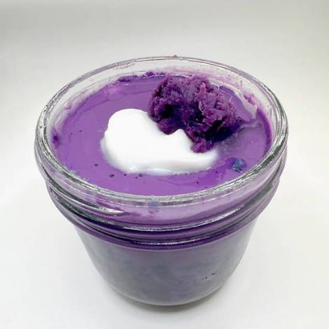 Ube Crème Brûlée.