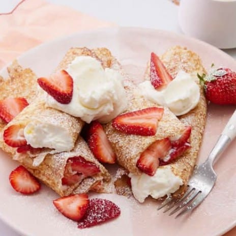 Sweet Strawberry & Cream Roti.