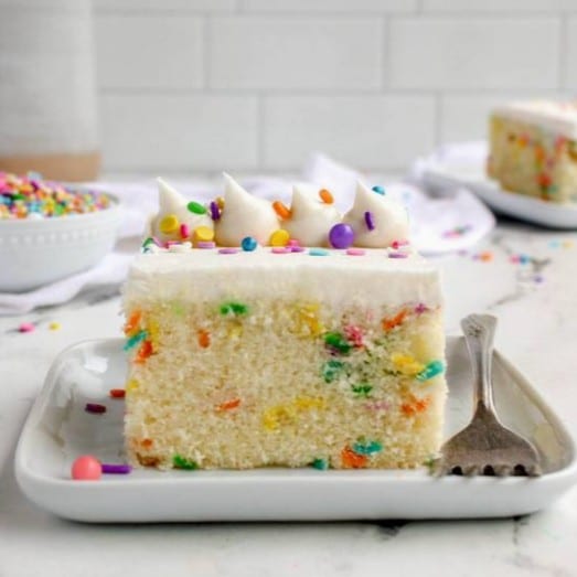 Fruity Pebbles Tres Leches Cake.