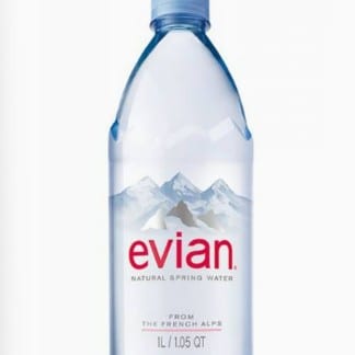 Evian Water (1 Lt).
