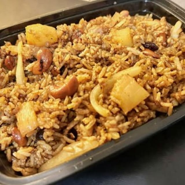 Vegan Pineapple Fried Rice.
