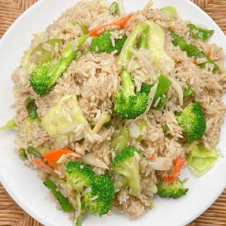Vegan Mixed Vegetable Fried Rice