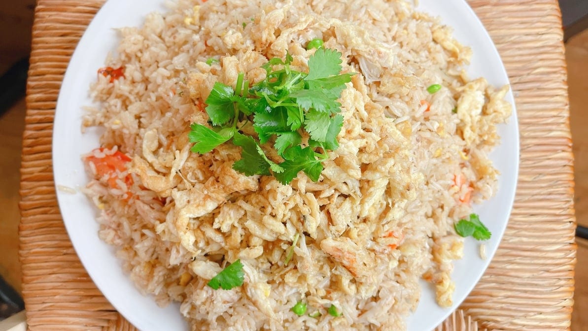 Crab Meat Fried Rice.