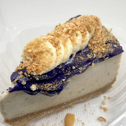 Ube Banana Pudding Cheesecake.