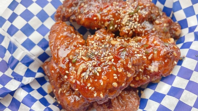 Buffalo Chicken Strips.